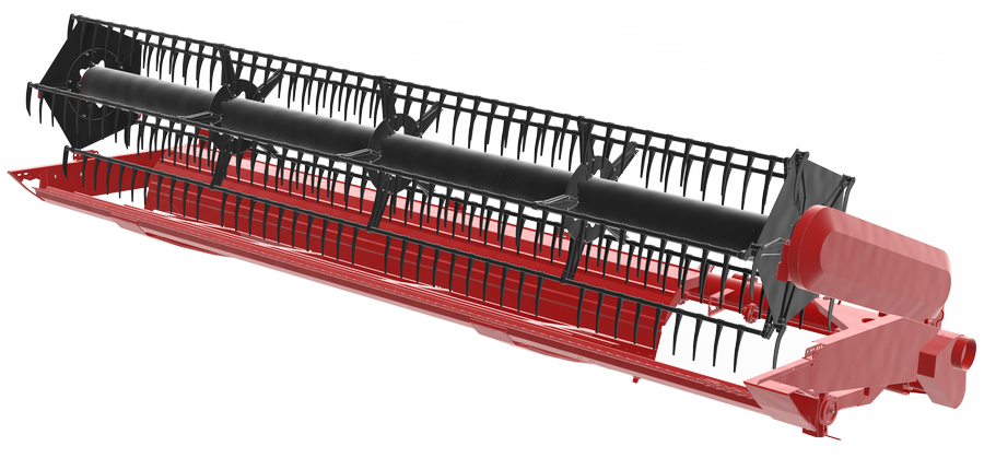 Mounted draper header