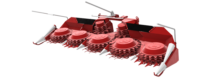 Folding maize header