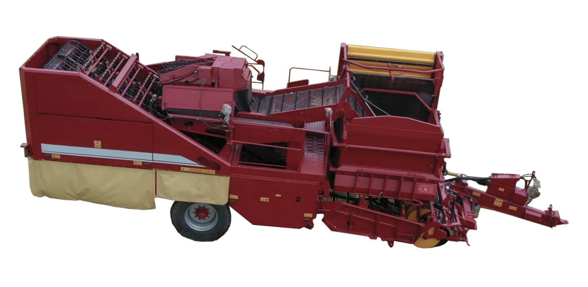 SEMI-TRAILED POTATO HARVESTER WITH LATERAL DIGGING PT260-2