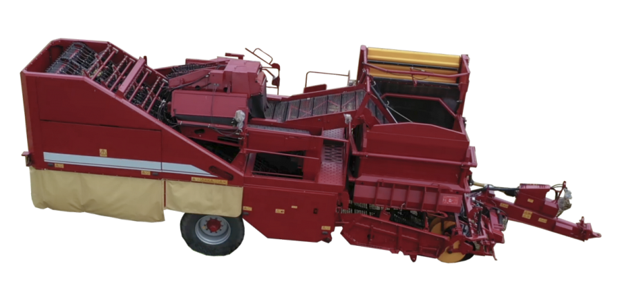 SEMI-TRAILED POTATO HARVESTER WITH LATERAL DIGGING PT260-2