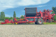 Semi-trailed potato harvester with lateral digging PT2