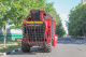 Semi-trailed potato harvester with lateral digging PT2