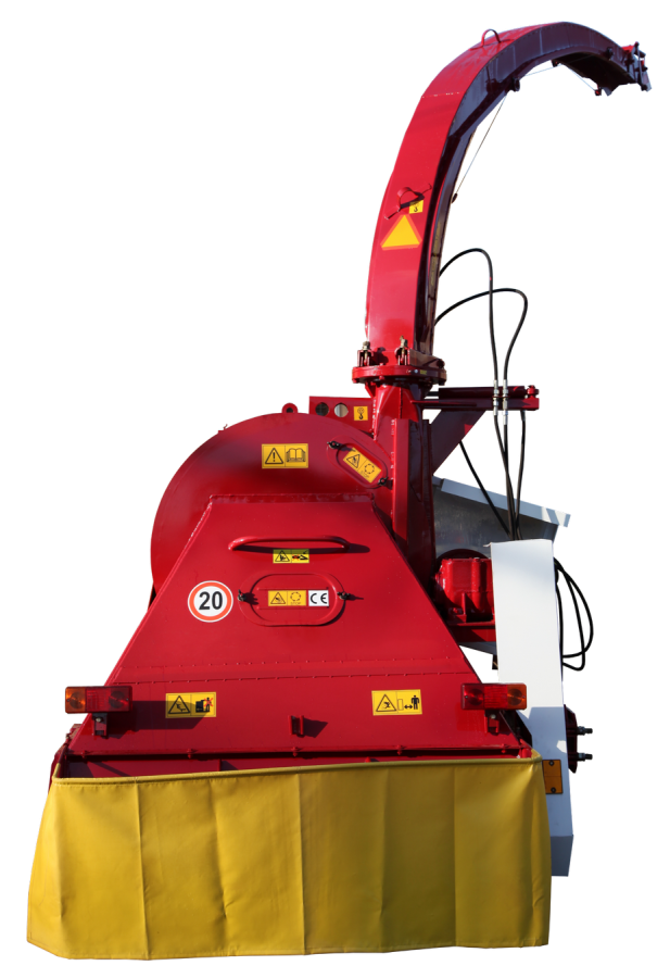 Mounted rotary mower-shredder CH15